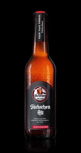 Füchschen - Alt Alkoholfrei - 0,2% alc.vol. 0,33l - alkoholfreies Altbier