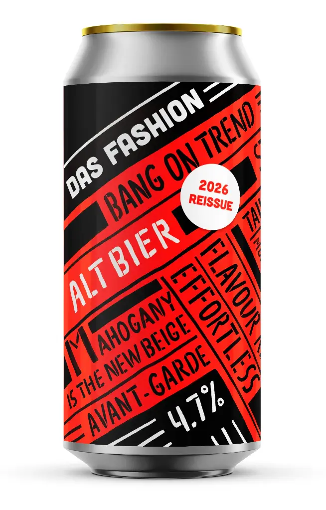 Pretty Decent Beer x OH! macht Bier x BrauArt - Das Fashion Reisued 2026 - 4,7% alc.vol. 0,44l - Altbier