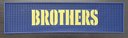 Brothers - Bar Runner - Blau Gummi